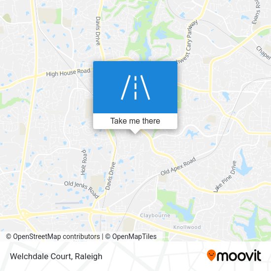 Mapa de Welchdale Court