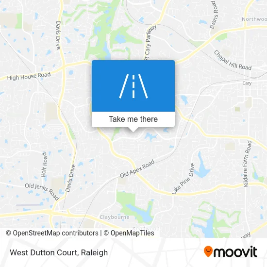 West Dutton Court map