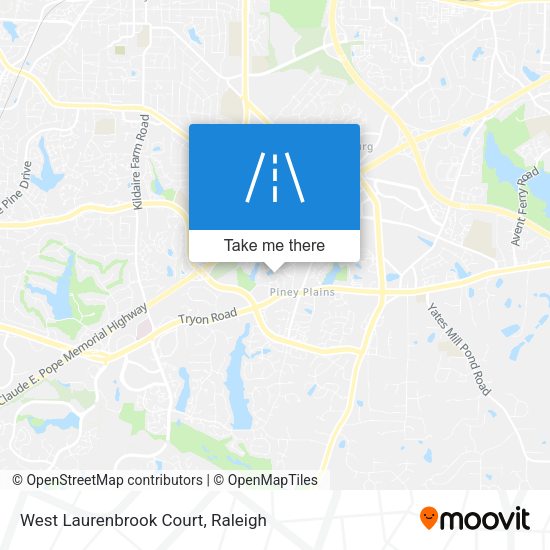 Mapa de West Laurenbrook Court