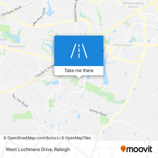 West Lochmere Drive map