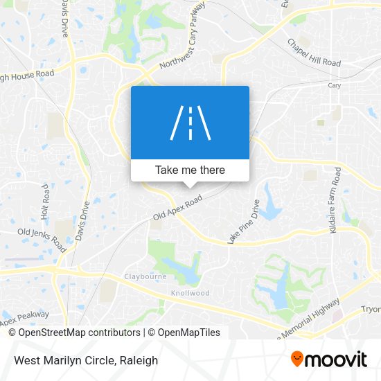 Mapa de West Marilyn Circle
