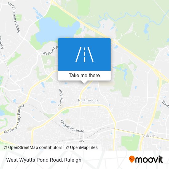 Mapa de West Wyatts Pond Road