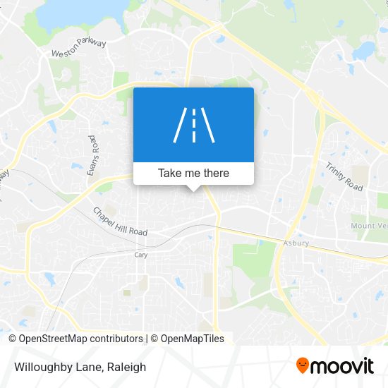 Mapa de Willoughby Lane