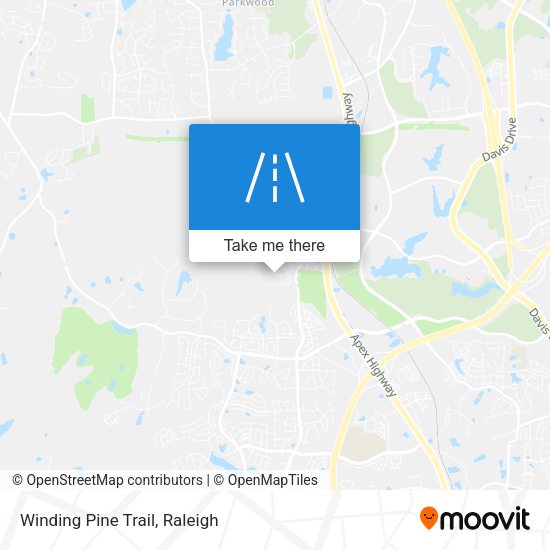 Mapa de Winding Pine Trail