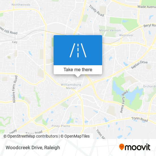 Woodcreek Drive map