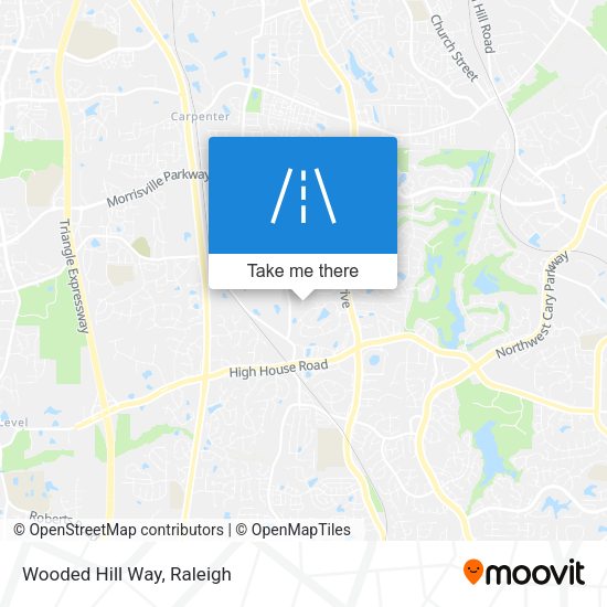 Mapa de Wooded Hill Way