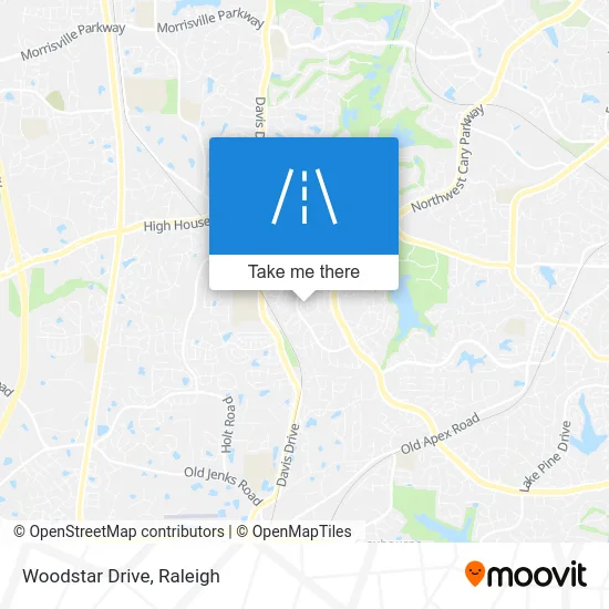 Woodstar Drive map