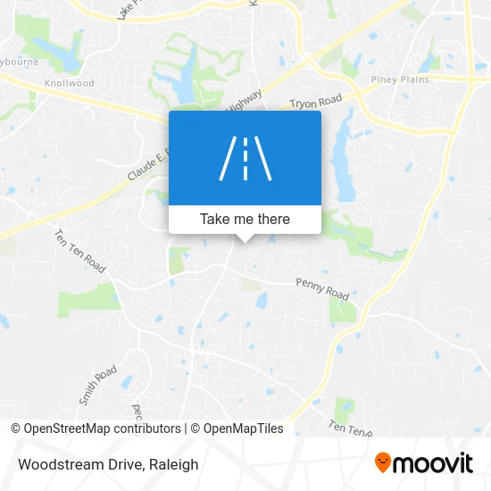 Woodstream Drive map