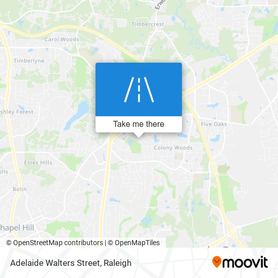 Adelaide Walters Street map