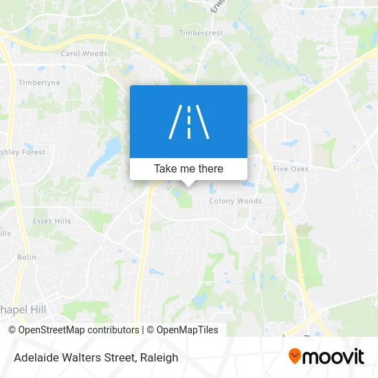 Adelaide Walters Street map