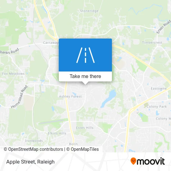 Apple Street map