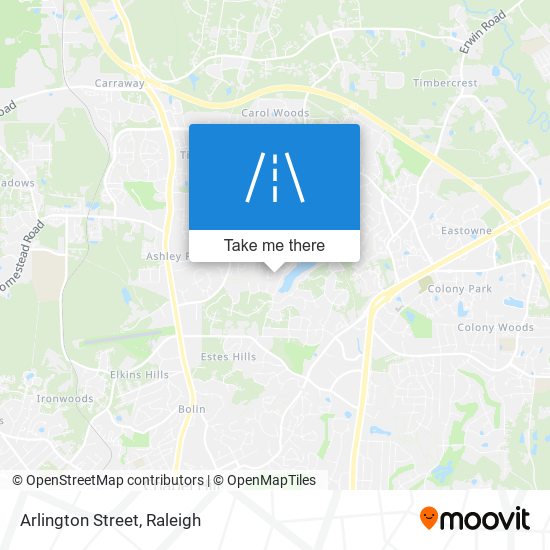 Arlington Street map