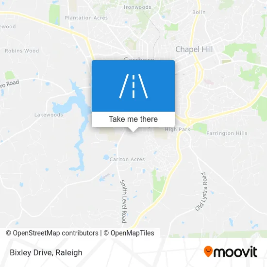 Bixley Drive map