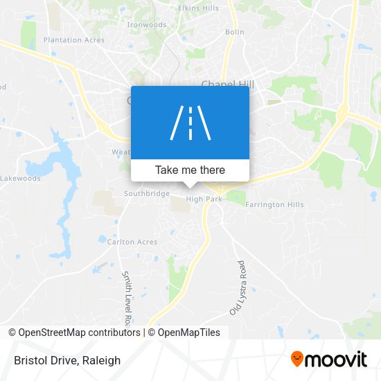 Bristol Drive map