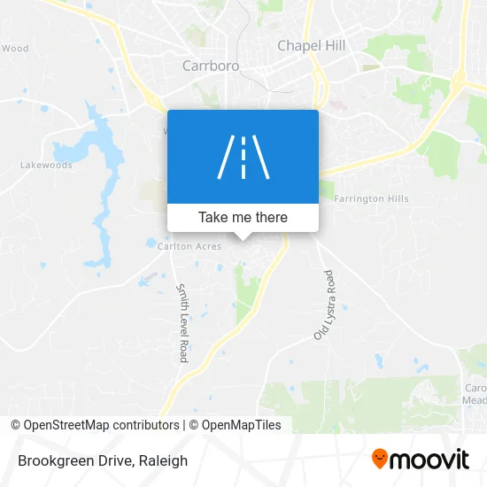 Brookgreen Drive map