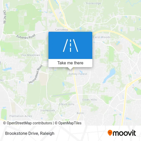 Brookstone Drive map