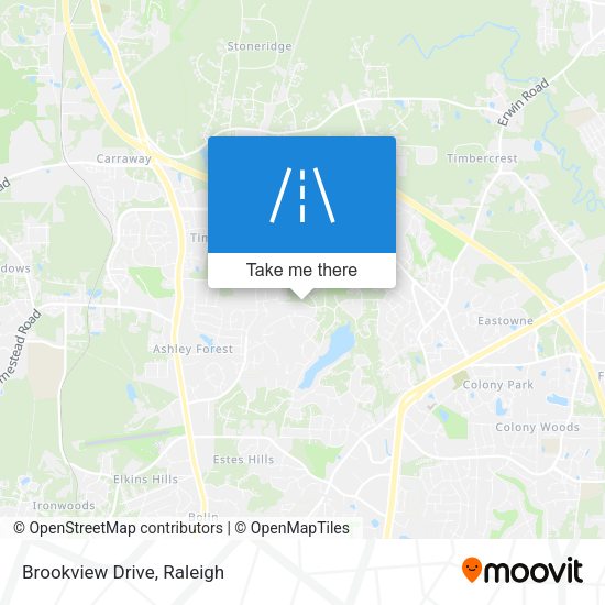Mapa de Brookview Drive