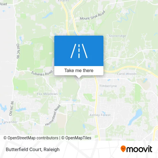 Butterfield Court map