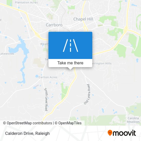 Mapa de Calderon Drive