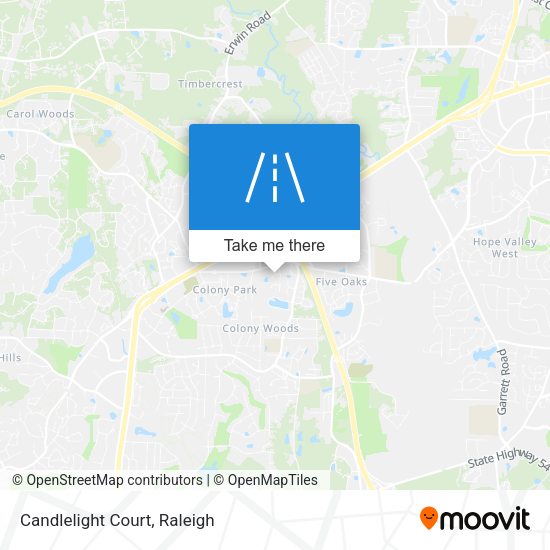 Mapa de Candlelight Court