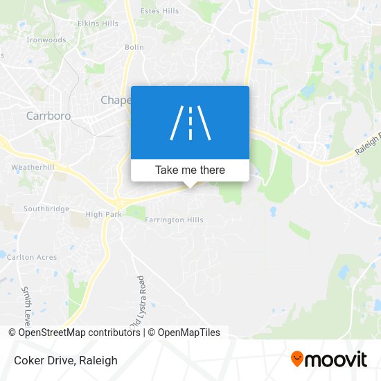 Mapa de Coker Drive