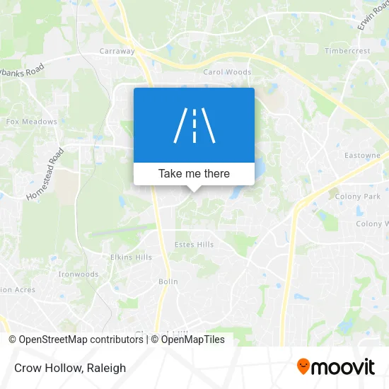 Crow Hollow map