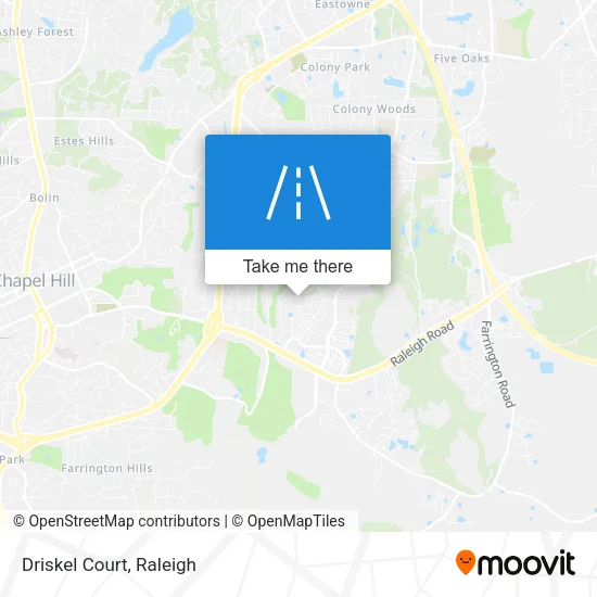 Driskel Court map