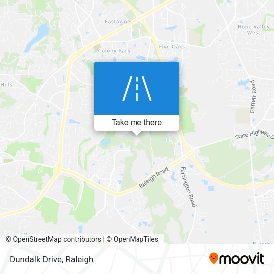 Mapa de Dundalk Drive
