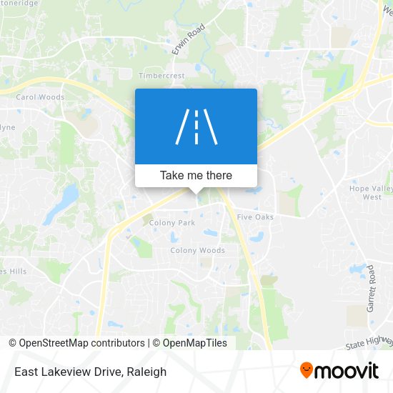 Mapa de East Lakeview Drive