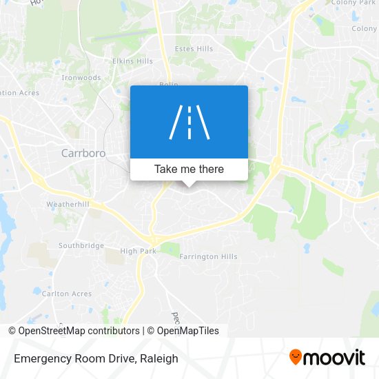Mapa de Emergency Room Drive