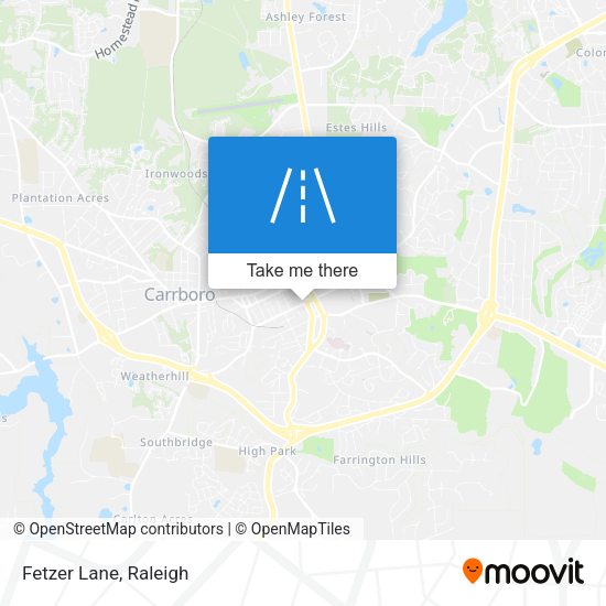 Mapa de Fetzer Lane