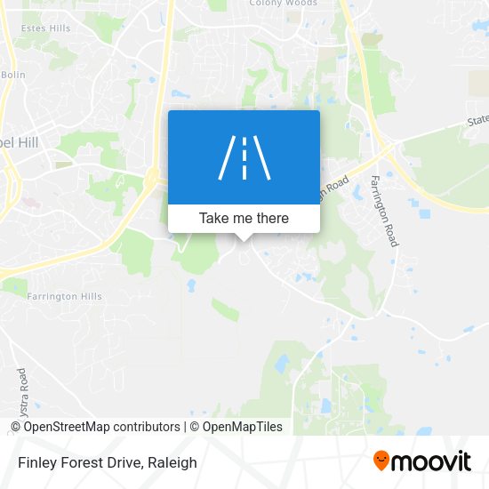 Finley Forest Drive map