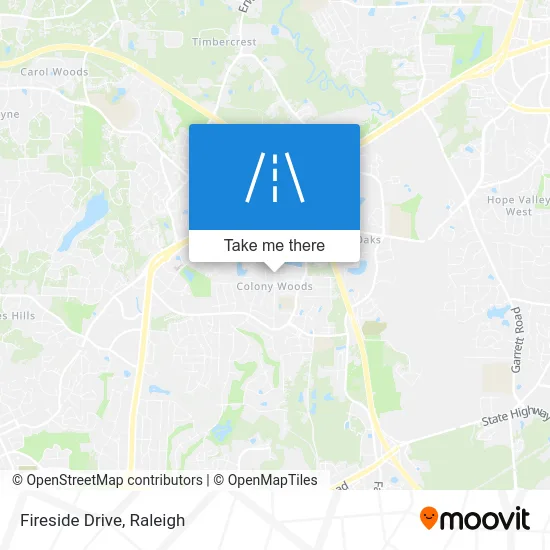 Mapa de Fireside Drive