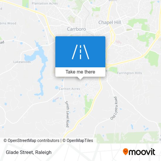 Mapa de Glade Street