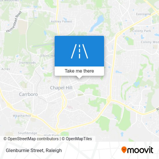 Mapa de Glenburnie Street