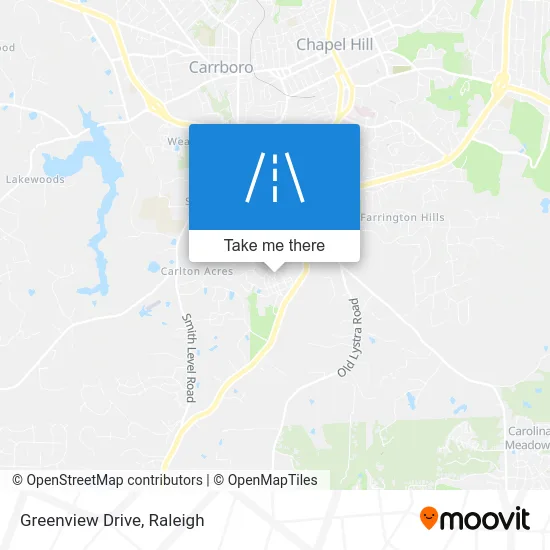 Greenview Drive map