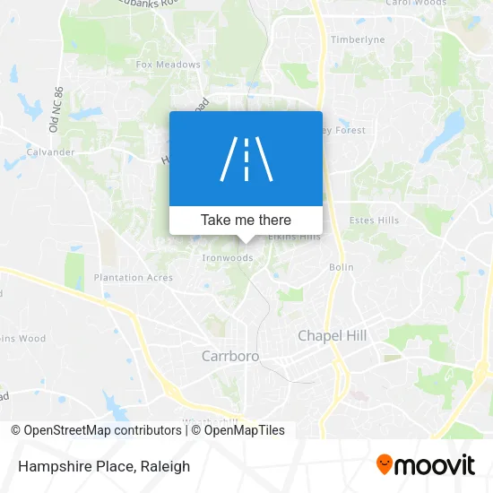 Hampshire Place map