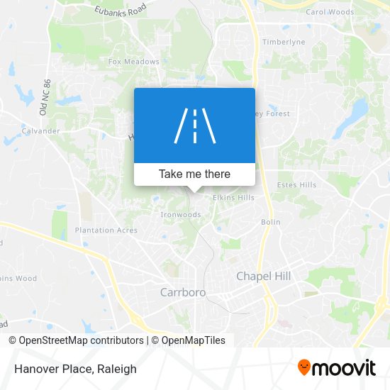 Mapa de Hanover Place