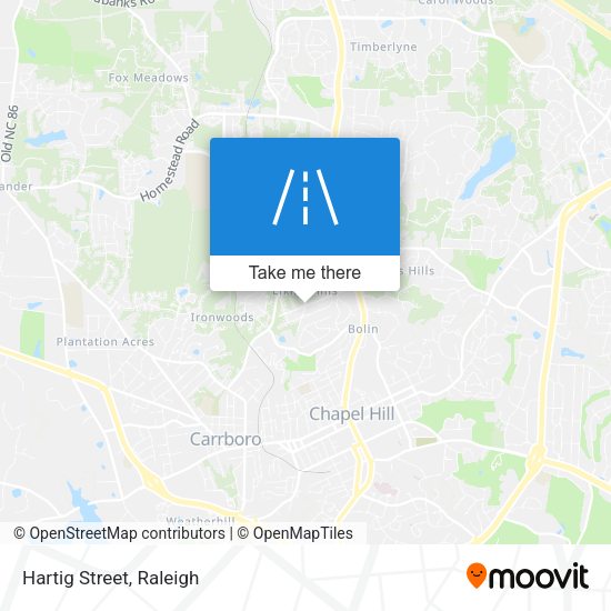 Mapa de Hartig Street