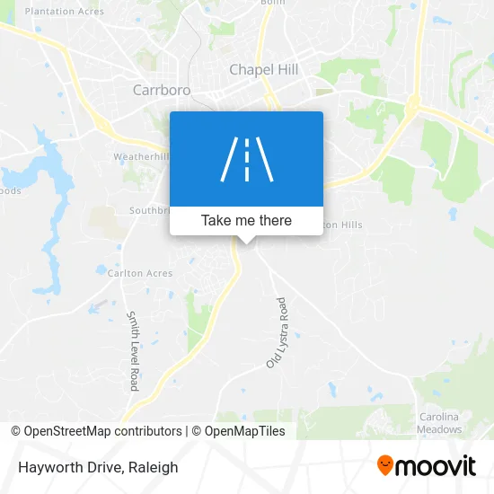 Hayworth Drive map