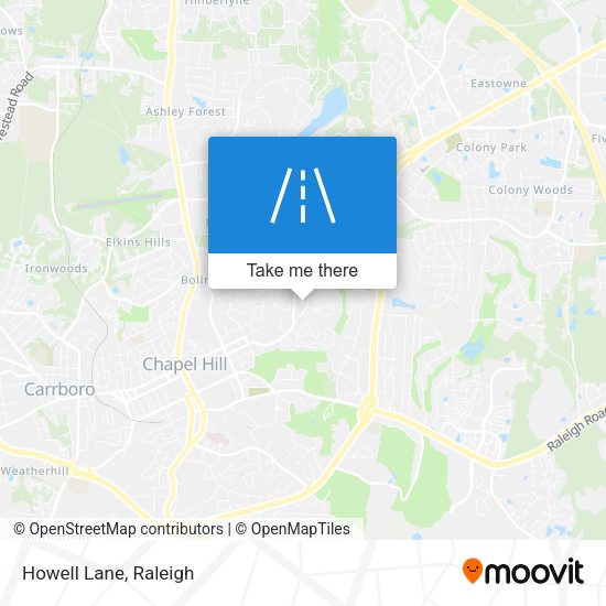 Mapa de Howell Lane