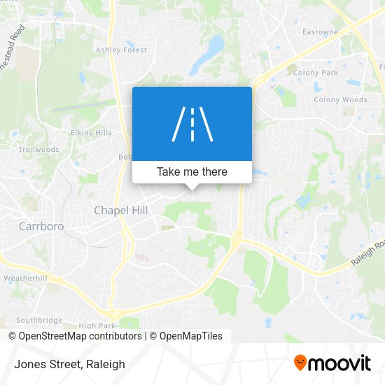 Mapa de Jones Street