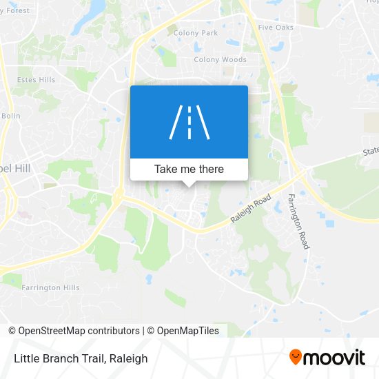 Little Branch Trail map