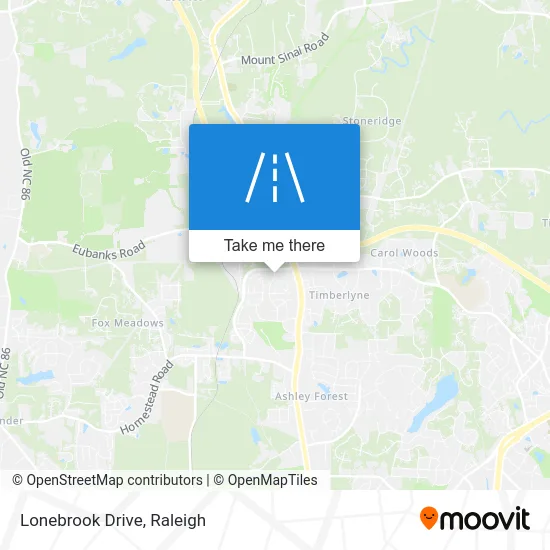 Lonebrook Drive map
