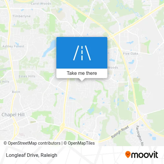 Longleaf Drive map