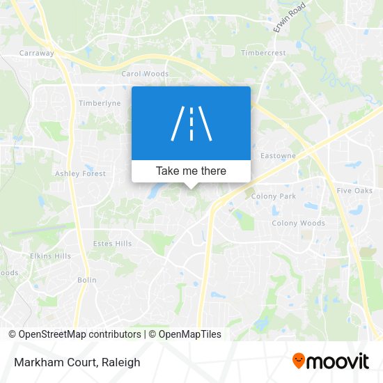 Mapa de Markham Court