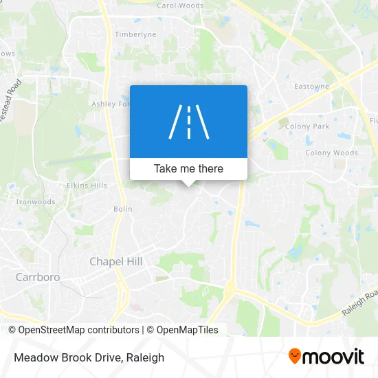 Meadow Brook Drive map