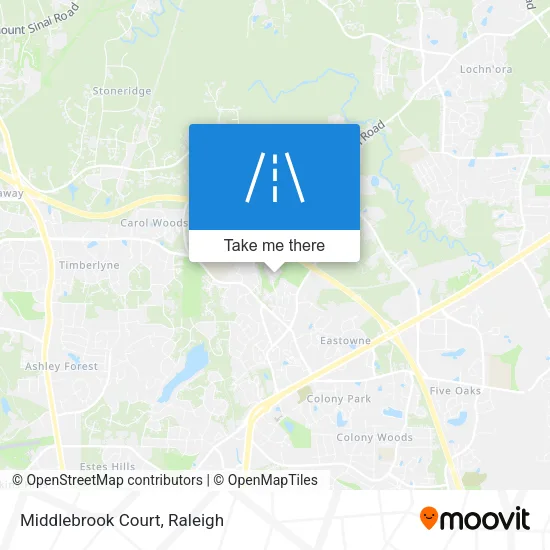 Middlebrook Court map