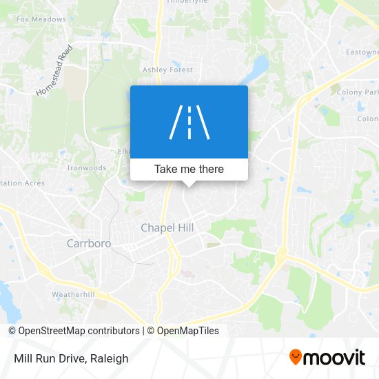 Mapa de Mill Run Drive