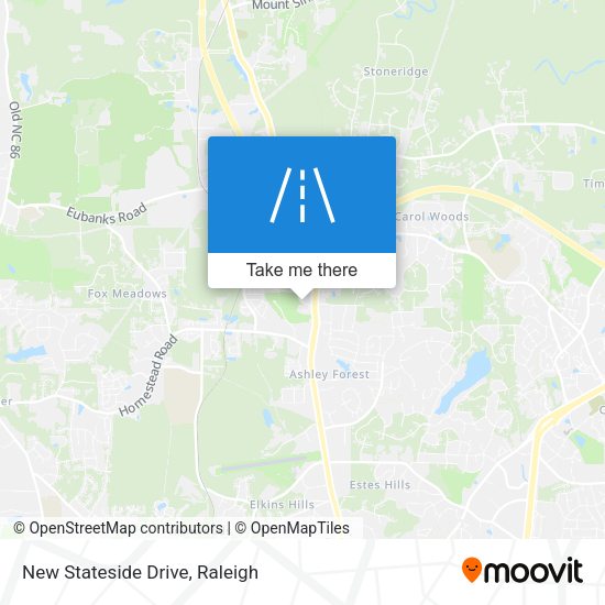 New Stateside Drive map